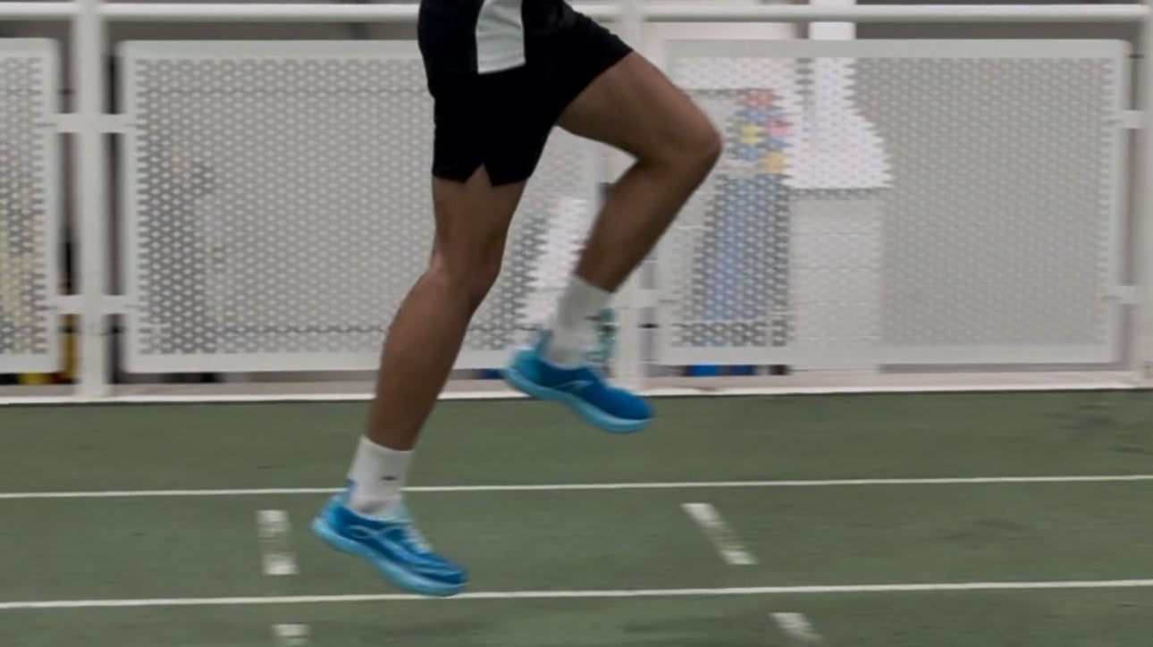 Plyo series #1 Muscle Runners keep you on your forefoot