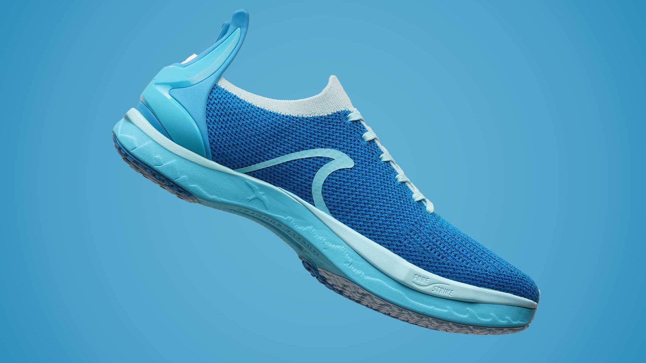 antepes Muscle Runners Hawaii Ocean Blue medial inside view