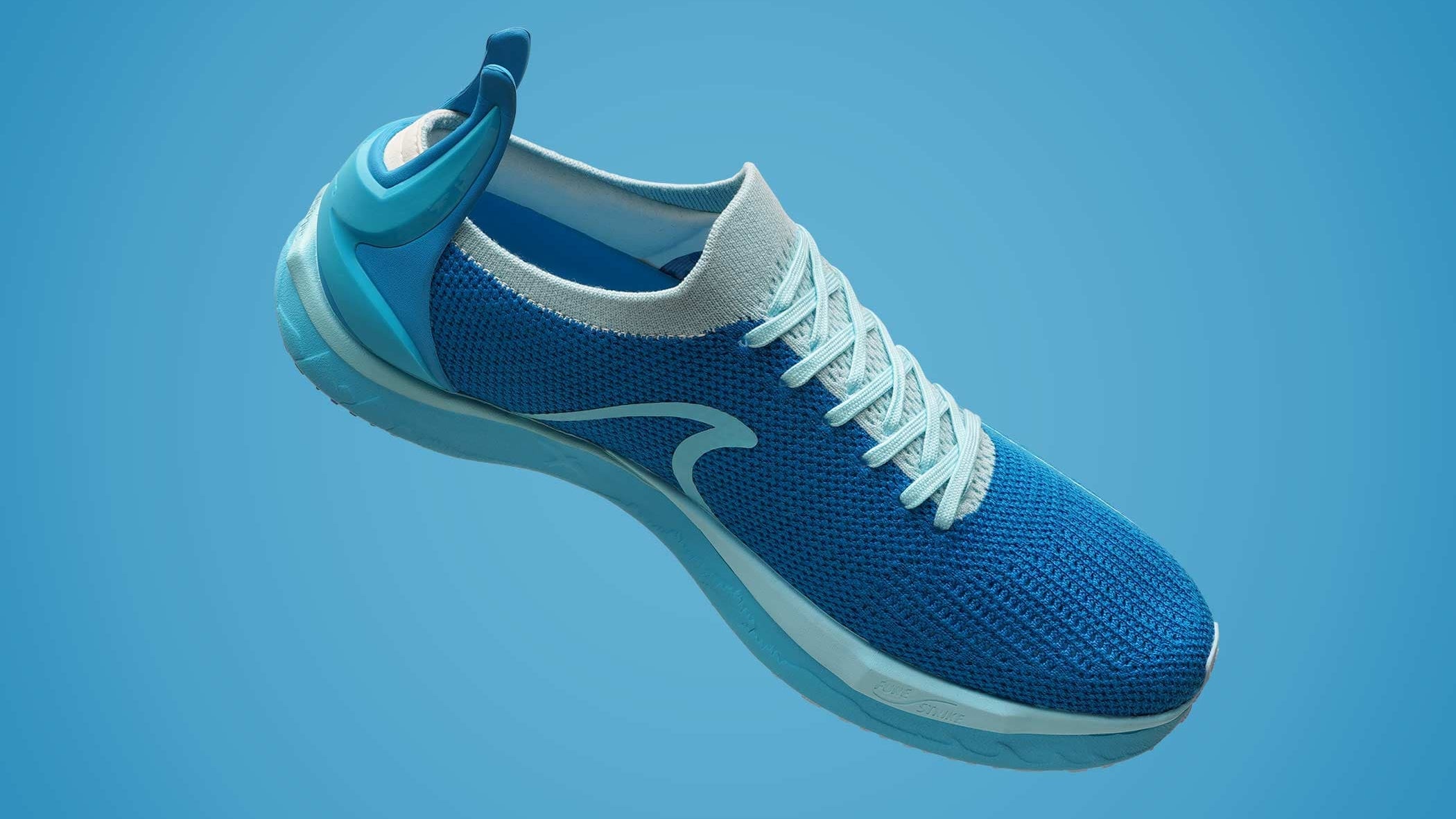 antepes Muscle Runners Hawaii Ocean Blue medial view
